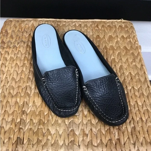 Talbots Vintage Leather Uppers Mule Slip On Size 8.5 N - Picture 2 of 7